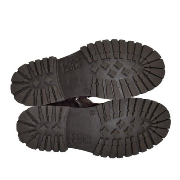 $450 A.S. 98 DORAN BUKLE BOOT SMOKE MOTO BUCKER BUCKLES EGGPLANT 40 (DB13) - Picture 7 of 8